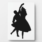 PLAQUE PHOTO DANSEURS DE SILHOUETTE (Devant)