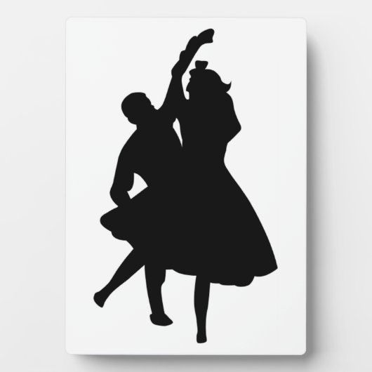 PLAQUE PHOTO DANSEURS DE SILHOUETTE (Devant)