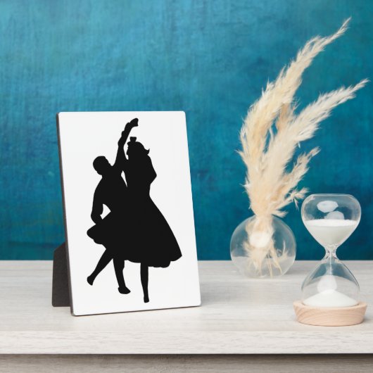 PLAQUE PHOTO DANSEURS DE SILHOUETTE (Côté)