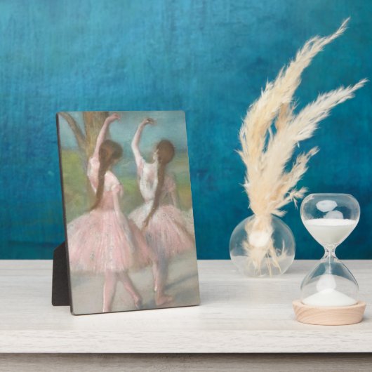 Plaque Photo Danseuses en rose Edgar Degas (Côté)