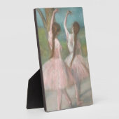 Plaque Photo Danseuses en rose Edgar Degas (Côté)