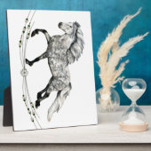 Plaque Photo Dapple Grey Islandais Mare Grá (Côté)