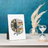 Plaque Photo Daughter In Law Favorite Child Sunflower Vintage S (Côté)