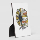 Plaque Photo Daughter In Law Favorite Child Sunflower Vintage S (Côté)