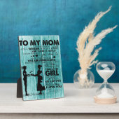 Plaque Photo De Belles Citations À Ma Mère | Cadeau pour mère (Côté)