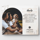 Plaque Photo de Chien - À la Mémoire Affectueuse 8 (Devant)