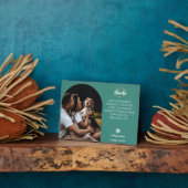 Plaque Photo de Chien - Souvenir Affectueux – Pers (Côté)