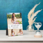 Plaque photo de graduation de Leafy Laurels (Côté)