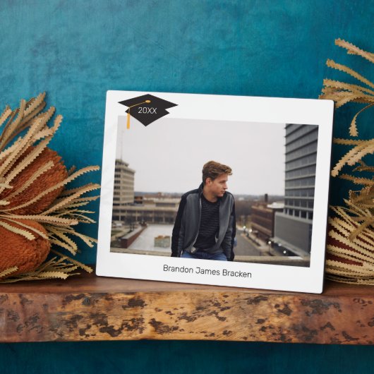 Plaque photo de graduation de l'Easel Gratuit (Côté)