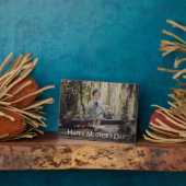 Plaque photo de la Fête des Mères moderne (Côté)