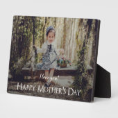 Plaque photo de la Fête des Mères moderne (Côté)