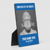 Plaque photo de l'employé du mois de reconnaissanc (Côté)