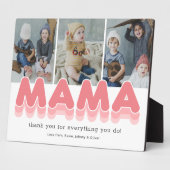 Plaque Photo de Maman Moderne (Côté)