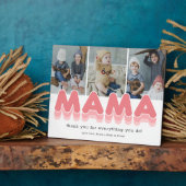 Plaque Photo de Maman Moderne (Côté)