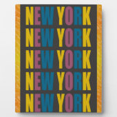 Plaque photo de New York (Devant)