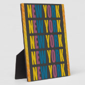 Plaque photo de New York (Côté)