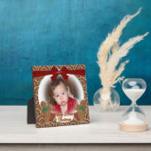 Plaque photo de Noël du bébé (Insitu)
