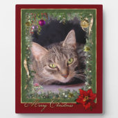 Plaque photo de Noël personnalisable (Devant)