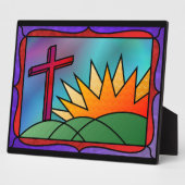 Plaque photo de Pâques matin (Côté)