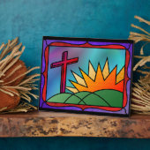 Plaque photo de Pâques matin (Côté)