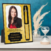 Plaque photo de remise des diplômes avec mention d (Côté)