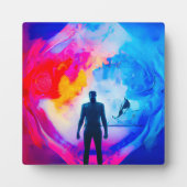 Plaque Photo Debout dans les couleurs (Devant)