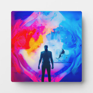 Plaque Photo Debout dans les couleurs