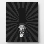 Plaque Photo Déclaration de mode présidentielle Abraham Lincoln (Devant)