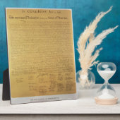 Plaque Photo Déclaration d'indépendance (Côté)