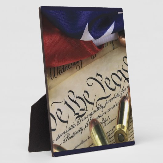 Plaque Photo Déclaration d'indépendance (Côté)