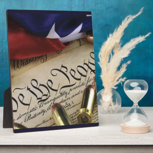 Plaque Photo Déclaration d'indépendance (Côté)