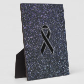 Plaque Photo Décor noir en ruban (Côté)