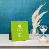 Plaque Photo Décor Vert Android Conserver Le Calme Et Votre Tex (Insitu)