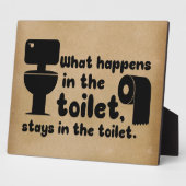 Plaque Photo décoration de salle de bain (Côté)