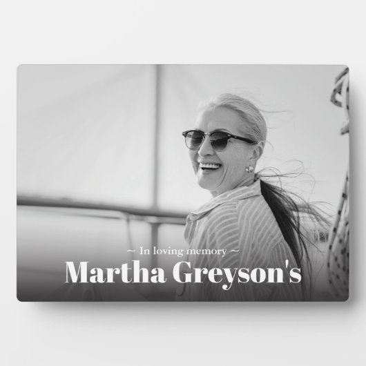 Plaque Photo Décorations de la table mémorielle de commémoratio (Devant)