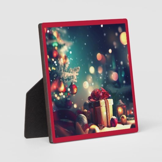 Plaque Photo Décorations de Noël 6 (Recto)