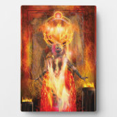 Plaque Photo Déesse du feu PELE (Devant)
