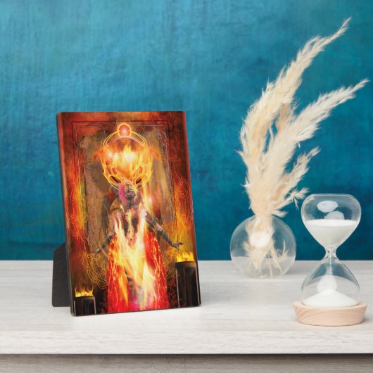 Plaque Photo Déesse du feu PELE (Côté)