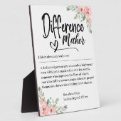 Plaque Photo Définition de facteur de différence Appréciation p (Côté)