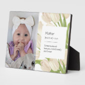 Plaque Photo Définition de la mère (Côté)