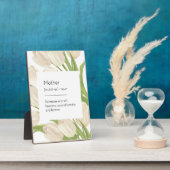 Plaque Photo Définition de la mère (Côté)