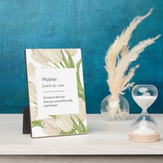 Plaque Photo Définition de la mère (Côté)