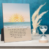 Plaque Photo Définition de Namaste Sun Gold (Côté)