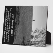 Plaque Photo Définition de persévérance (Côté)