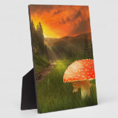 Plaque Photo Définition du soleil d'automne. (Côté)