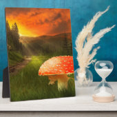 Plaque Photo Définition du soleil d'automne. (Côté)