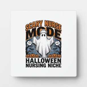 Plaque Photo Déguisement d'infirmière effrayante Halloween Chem