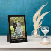 Plaque Photo Déjeuner sur l'Herbe Claude Monet (Côté)