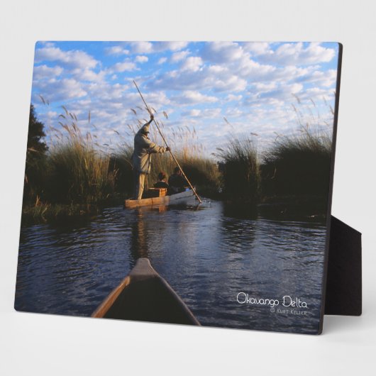 Plaque Photo Delta d'Okavango (Côté)