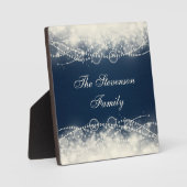 Plaque Photo Dentelles et perles Abstraites personnalisées (Recto)